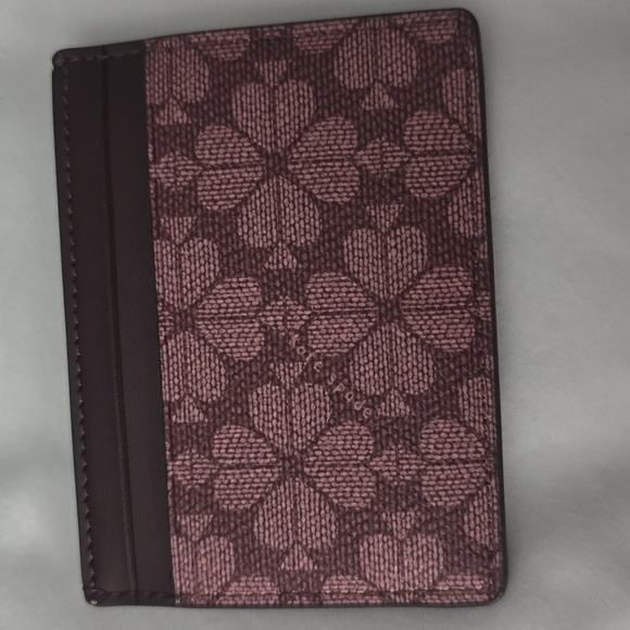 Kate Spade Pink and Purple Card Holder NWOT - Picture 2 of 3